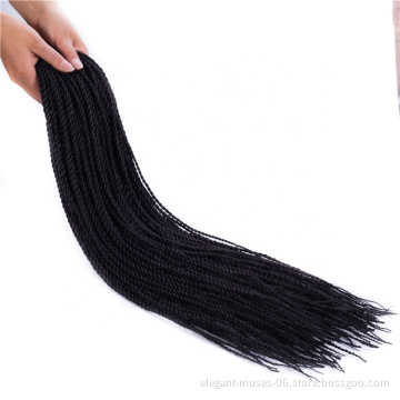Partschoice wholesale soft ombre Senegal Twist synthetic jumbo hair braids dirtybraid for african hair beauty aclessory